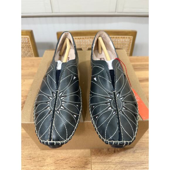 Pikolinos Women's Jerez Slip-On Moccasins Azul Leather Size 6.5/7 US 37 EU NWOB - Picture 5 of 12